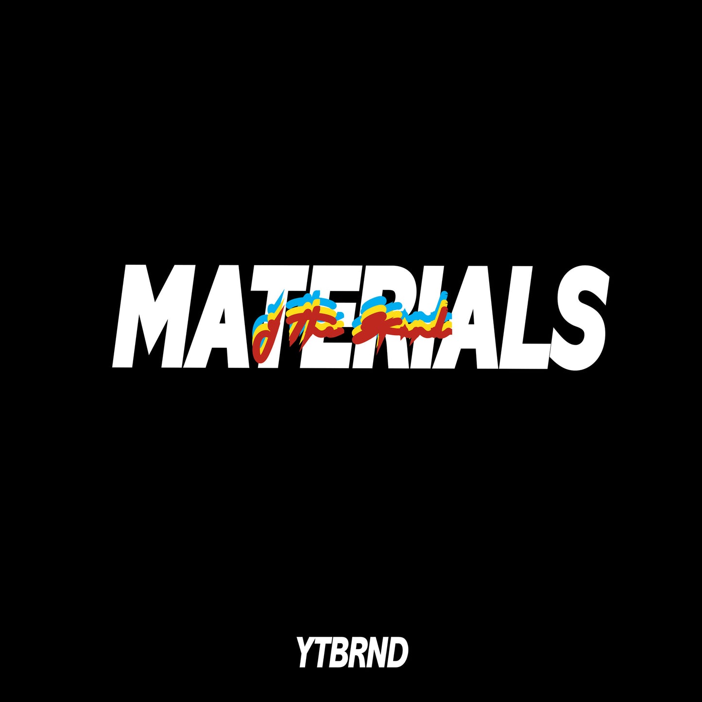 MATERIALS 'PRIMARY' - BLACK SWEATPANTS