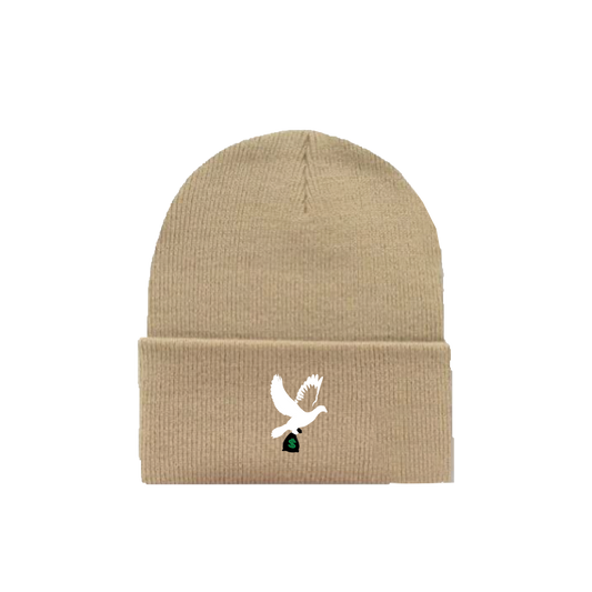 MONEY DOVE BEANIE - BEIGE